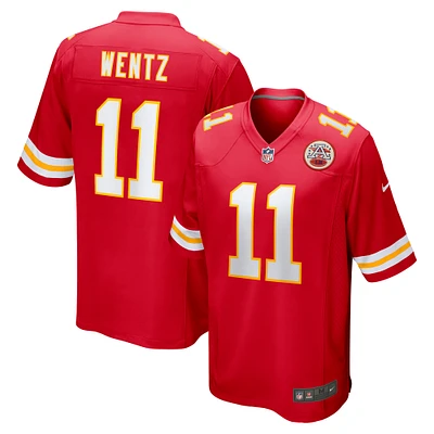 Men's Nike Carson Wentz  Red Kansas City Chiefs Game Jersey