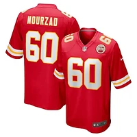 Men's Nike Hunter Nourzad  Red Kansas City Chiefs Game Jersey