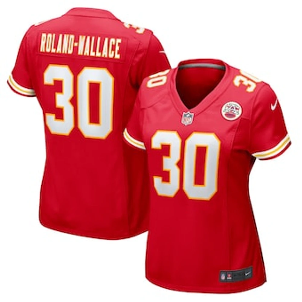 Women's Nike Chris Roland-Wallace  Red Kansas City Chiefs Game Jersey