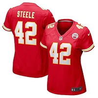 Women's Nike Carson Steele  Red Kansas City Chiefs Game Jersey