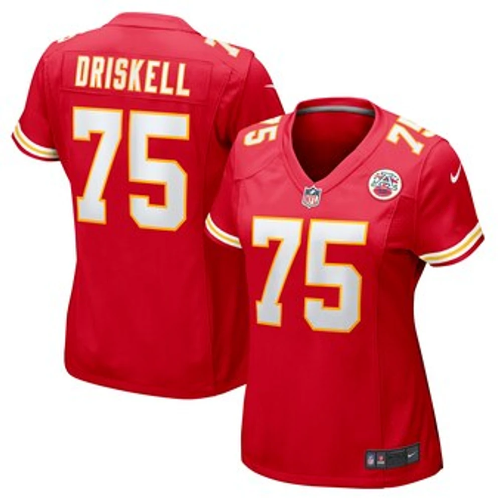 Women's Nike Ethan Driskell  Red Kansas City Chiefs Game Jersey