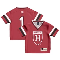 Infant GameDay Greats #1 Crimson Harvard Lightweight Collegiate Football Fashion Jersey