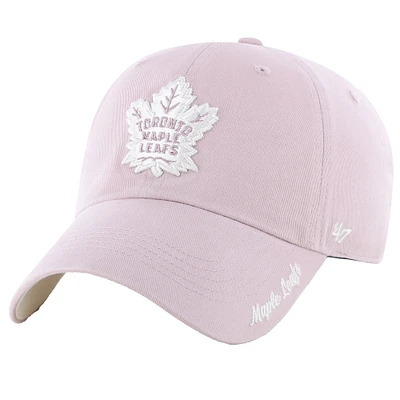 Women's '47  Pink Toronto Maple Leafs Ballpark Cheer Clean Up Adjustable Hat