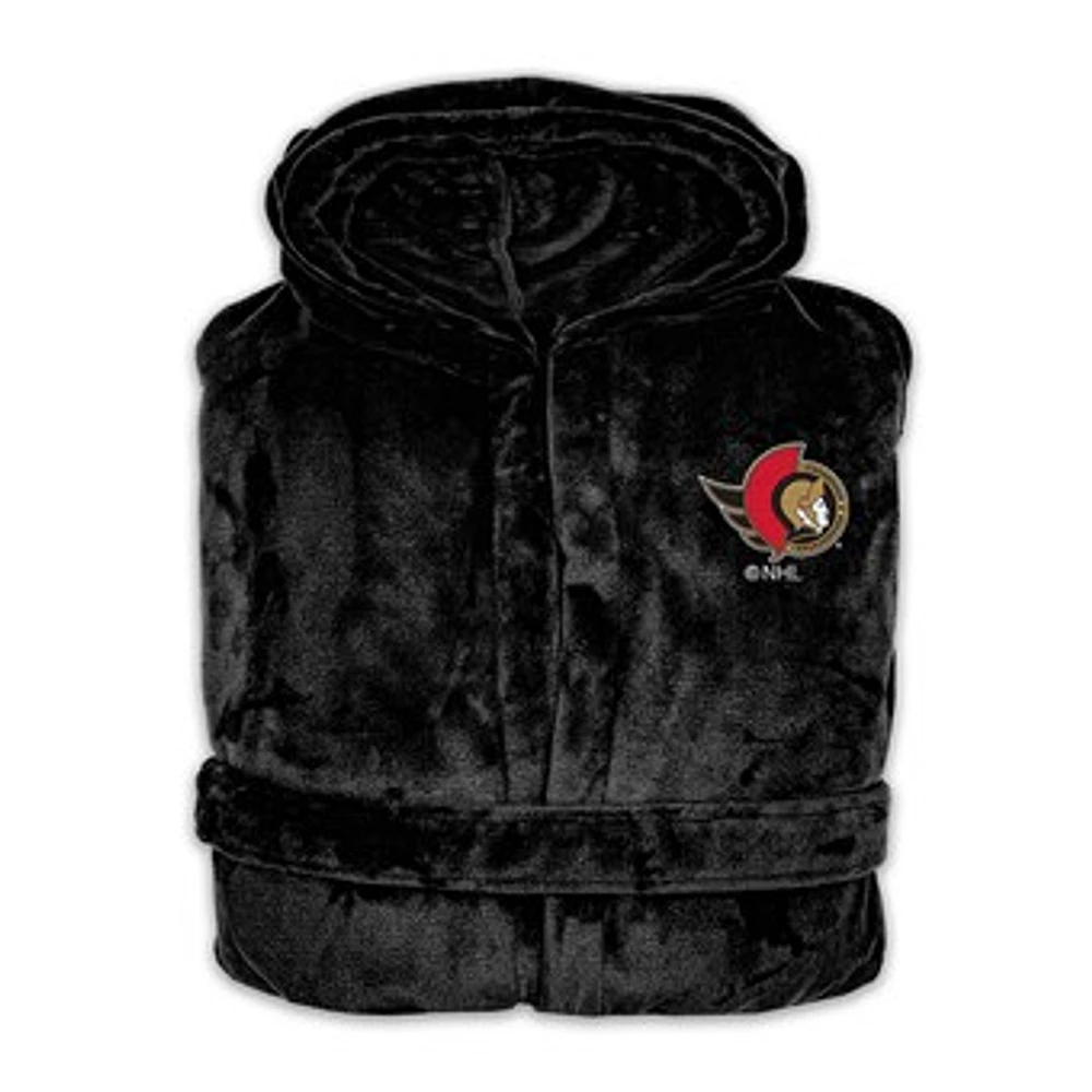 Unisex ISlide Black Ottawa Senators Phantom Hoodie Robe