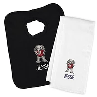 Infant Chad & Jake Alabama Crimson Tide Team Personalized Bib & Burp Cloth Set