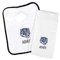 Infant Chad & Jake Memphis Tigers Team Personalized Bib & Burp Cloth Set