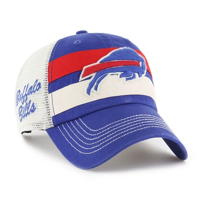 Men's '47 Royal/White Buffalo Bills Clubhouse Clean Up Adjustable Hat