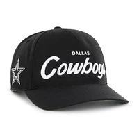 Men's '47 Black Dallas Cowboys Attitude Hitch Relaxed Adjustable Hat