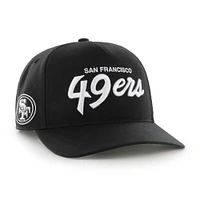 Men's '47 Black San Francisco 49ers Attitude Hitch Relaxed Adjustable Hat