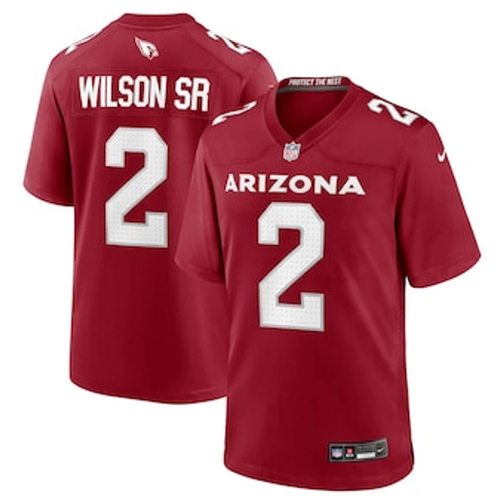 Men's Nike Mack Wilson Sr.  Cardinal Arizona Cardinals Team Game Jersey