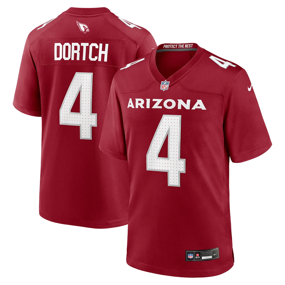 Men's Nike Greg Dortch  Cardinal Arizona Cardinals Team Game Jersey