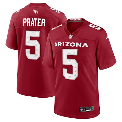 Men's Nike Matt Prater  Cardinal Arizona Cardinals Team Game Jersey