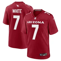 Men's Nike Kyzir White  Cardinal Arizona Cardinals Team Game Jersey