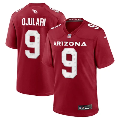 Men's Nike BJ Ojulari  Cardinal Arizona Cardinals Team Game Jersey