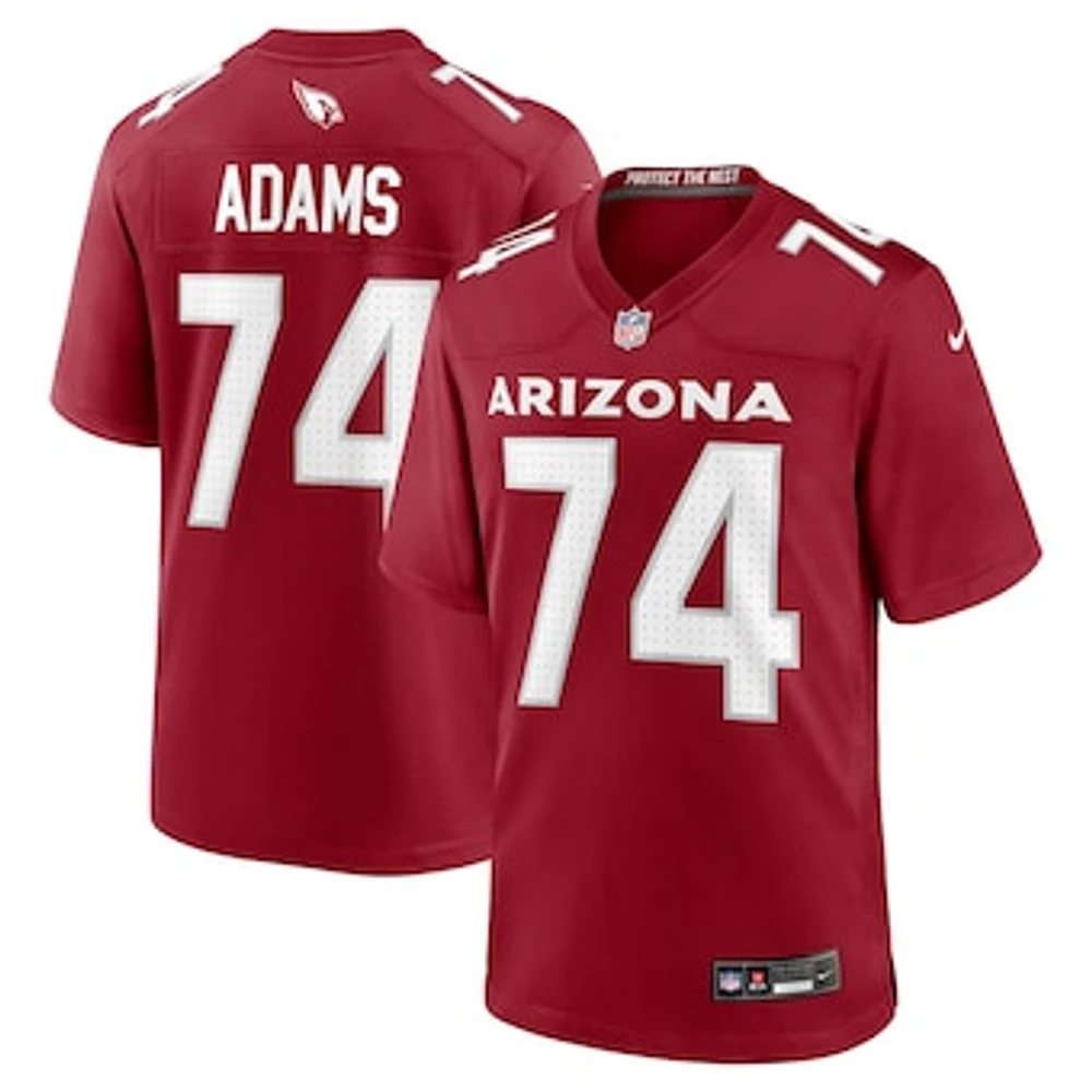 Men's Nike Isaiah Adams  Cardinal Arizona Cardinals Team Game Jersey