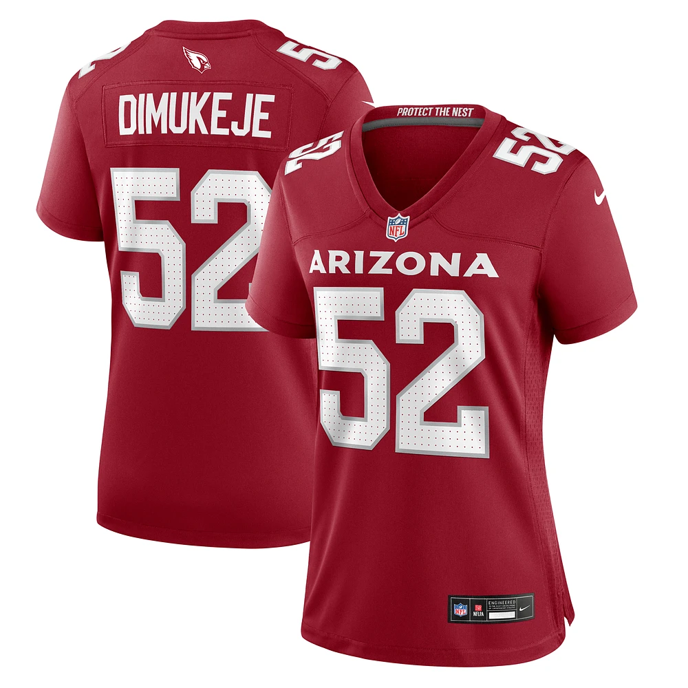 Women's Nike Victor Dimukeje  Cardinal Arizona Cardinals Game Jersey