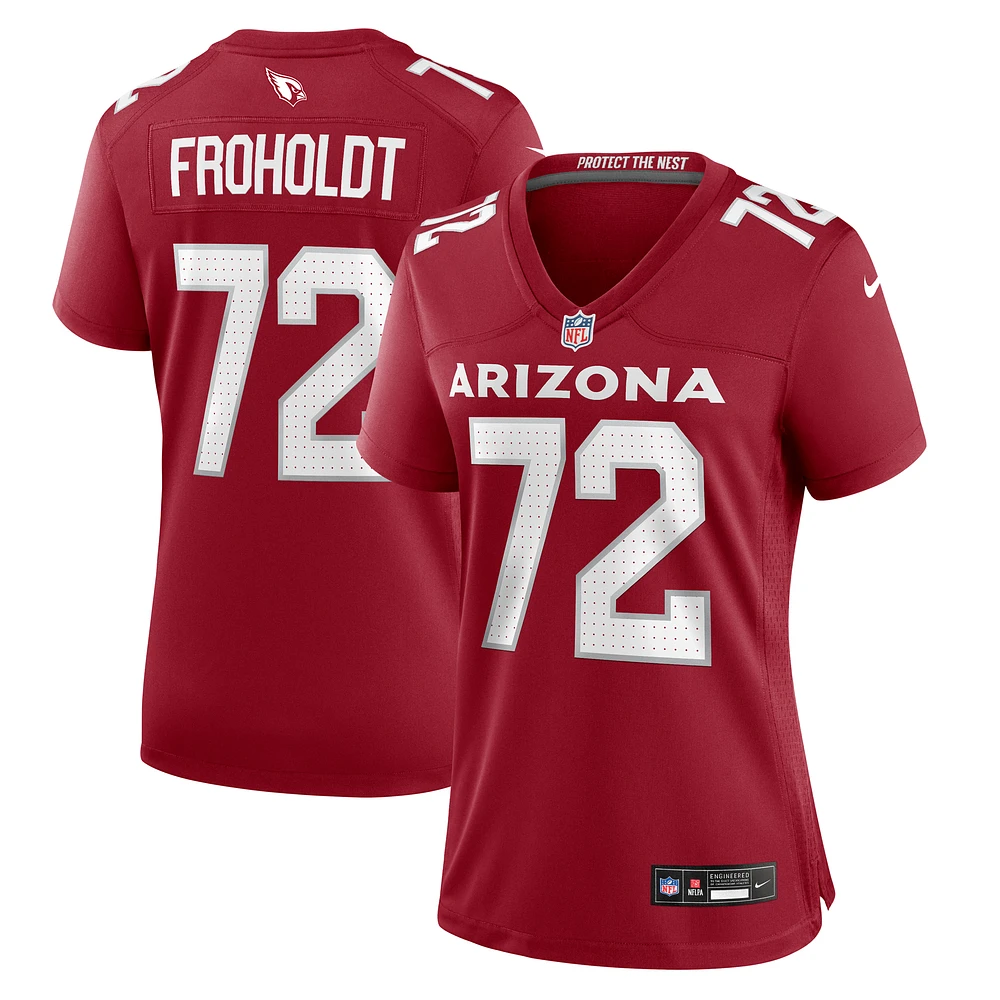 Women's Nike Hjalte Froholdt  Cardinal Arizona Cardinals Game Jersey