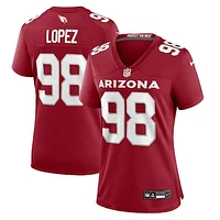 Women's Nike Roy Lopez  Cardinal Arizona Cardinals Game Jersey