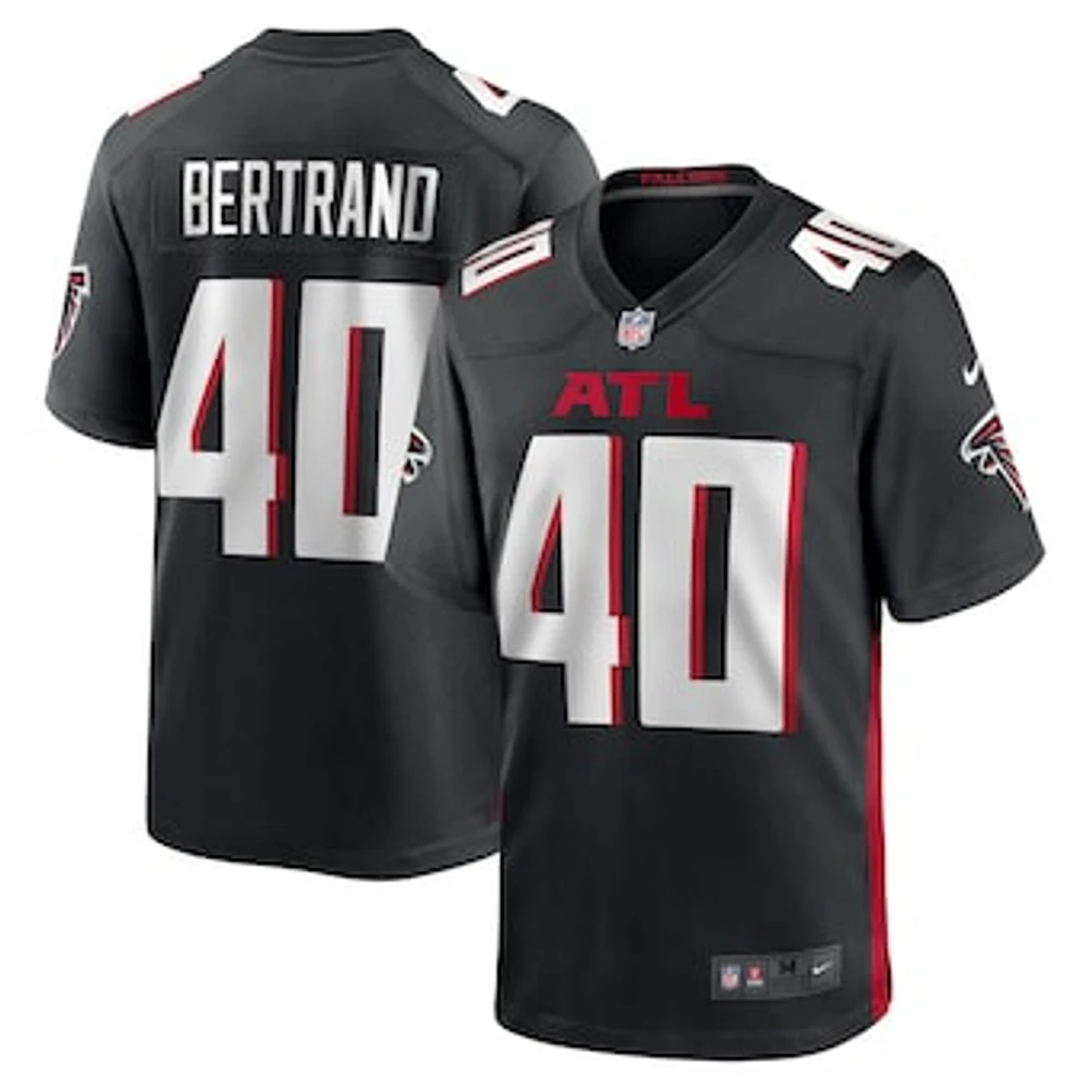 Men's Nike JD Bertrand  Black Atlanta Falcons Team Game Jersey