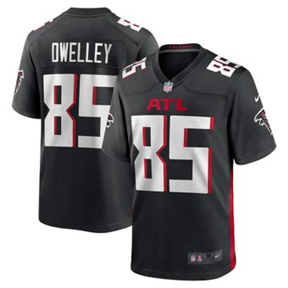 Men's Nike Ross Dwelley  Black Atlanta Falcons Team Game Jersey