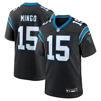 Men's Nike Jonathan Mingo  Black Carolina Panthers Game Jersey