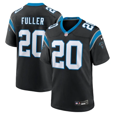 Men's Nike Jordan Fuller  Black Carolina Panthers Game Jersey