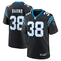 Men's Nike Amaré Barno  Black Carolina Panthers Game Jersey