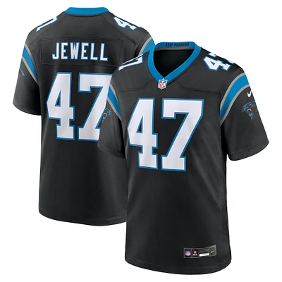 Men's Nike Josey Jewell  Black Carolina Panthers Game Jersey