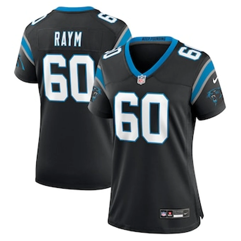 Women's Nike Andrew Raym  Black Carolina Panthers Game Jersey