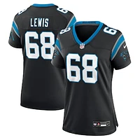 Women's Nike Damien Lewis  Black Carolina Panthers Game Jersey