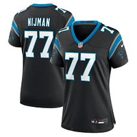 Women's Nike Yosh Nijman  Black Carolina Panthers Game Jersey