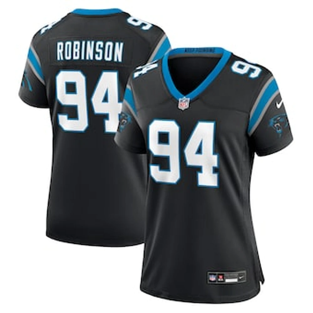 Women's Nike A'Shawn Robinson  Black Carolina Panthers Game Jersey