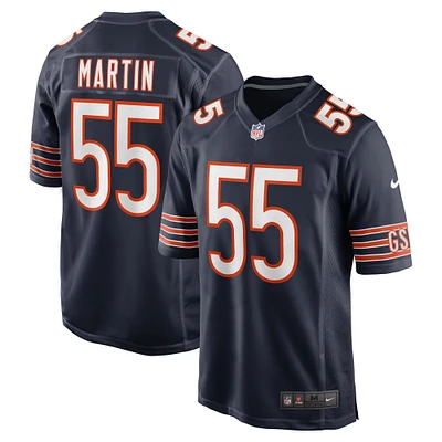 Men's Nike Jacob Martin  Navy Chicago Bears Game Jersey