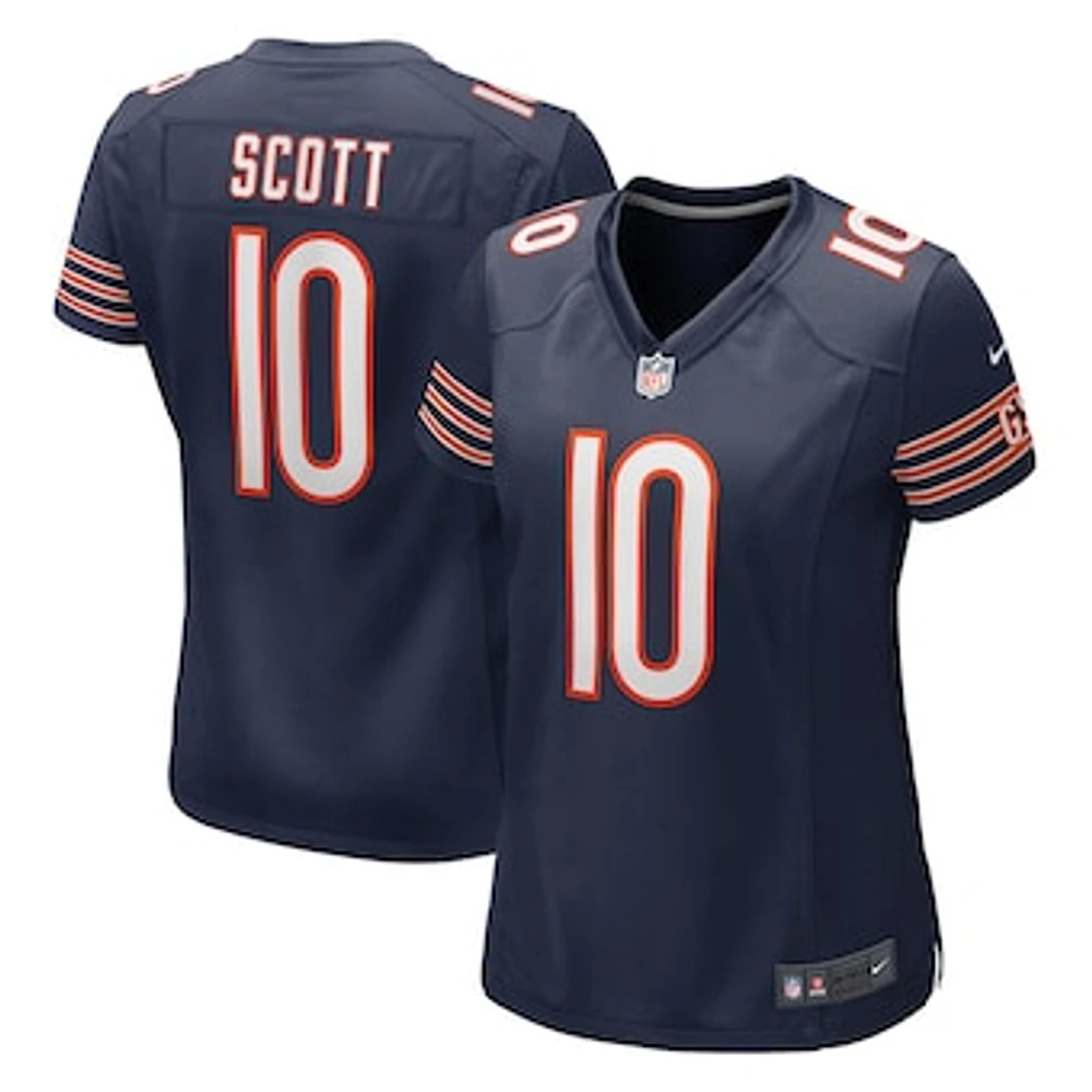 Women's Nike Tyler Scott  Navy Chicago Bears Game Jersey