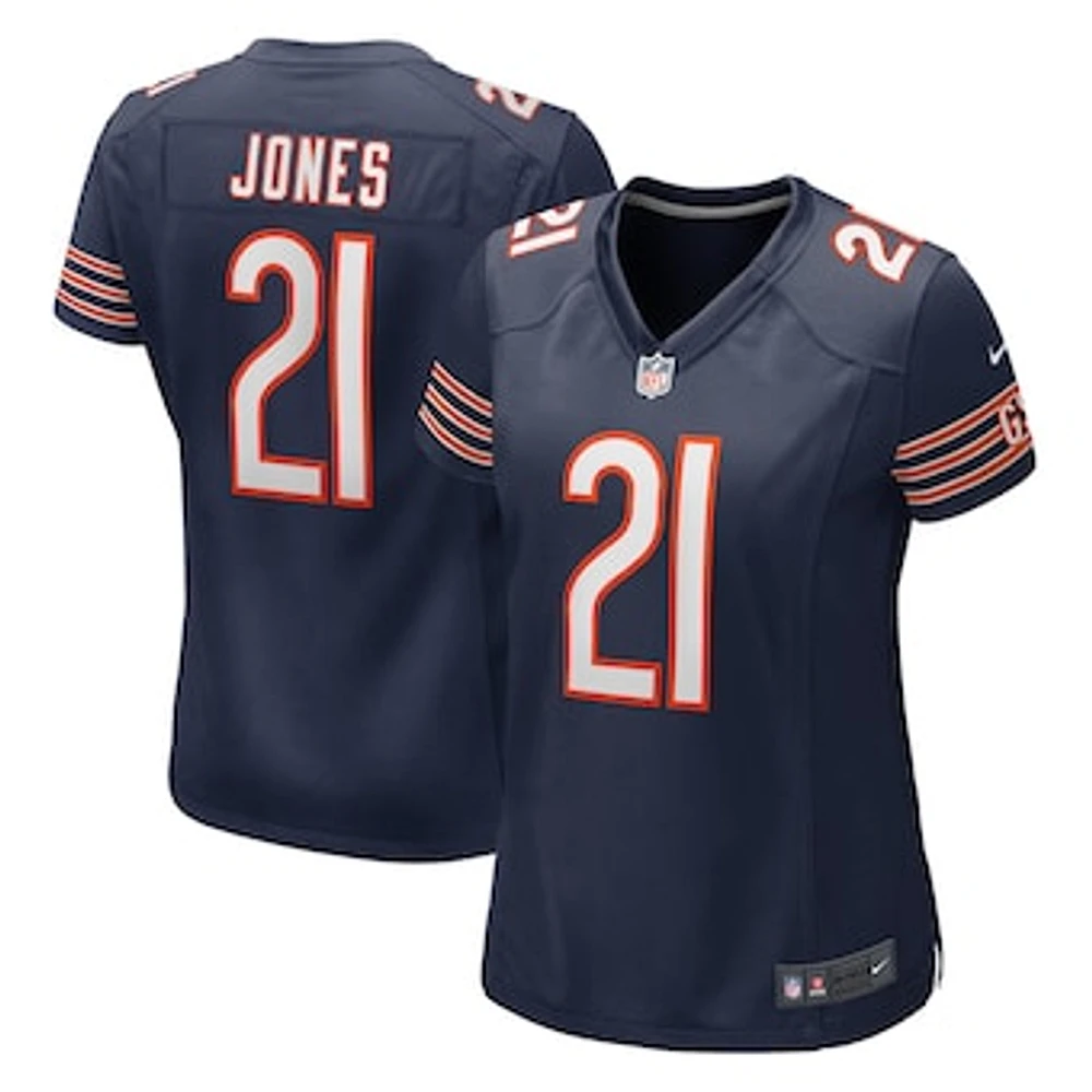 Women's Nike Jaylon Jones  Navy Chicago Bears Game Jersey