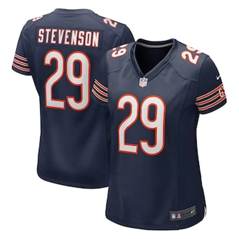 Women's Nike Tyrique Stevenson  Navy Chicago Bears Game Jersey