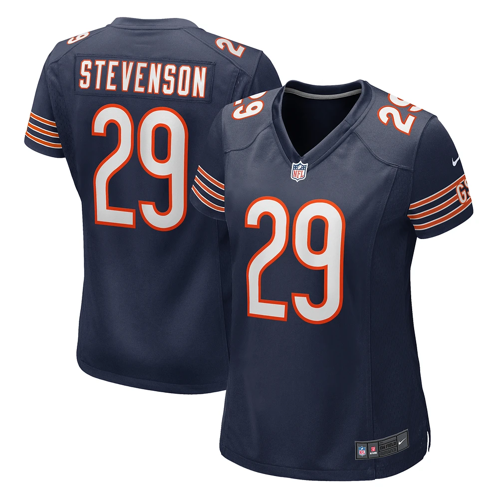 Women's Nike Tyrique Stevenson  Navy Chicago Bears Game Jersey