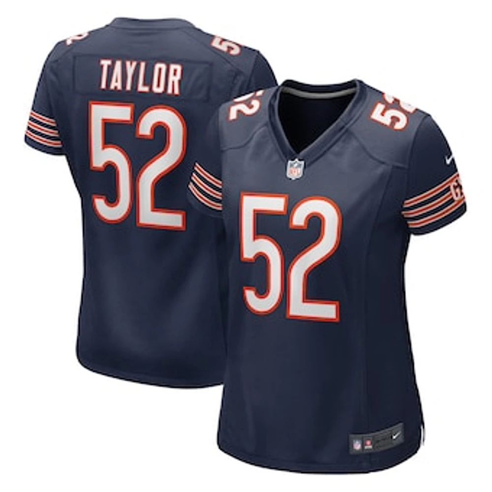 Women's Nike Darrell Taylor  Navy Chicago Bears Game Jersey