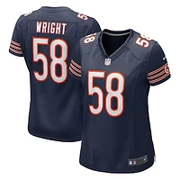 Women's Nike Darnell Wright  Navy Chicago Bears Game Jersey