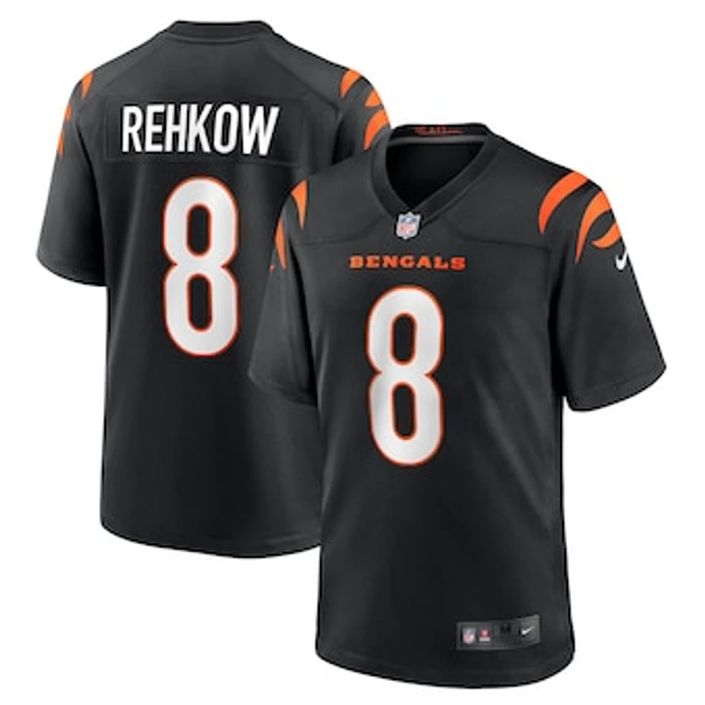 Men's Nike Ryan Rehkow  Black Cincinnati Bengals Game Jersey