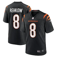 Men's Nike Ryan Rehkow  Black Cincinnati Bengals Game Jersey