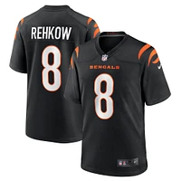 Men's Nike Ryan Rehkow  Black Cincinnati Bengals Game Jersey