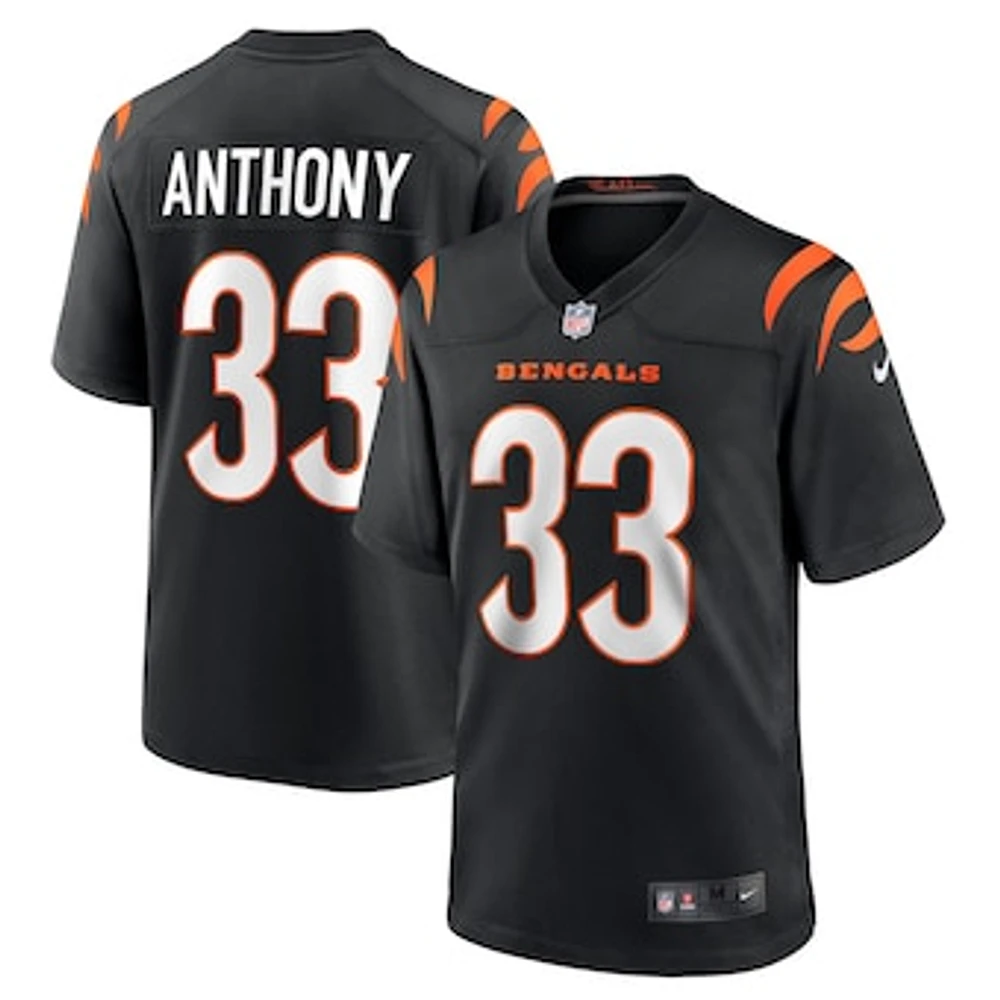 Men's Nike Daijahn Anthony  Black Cincinnati Bengals Game Jersey