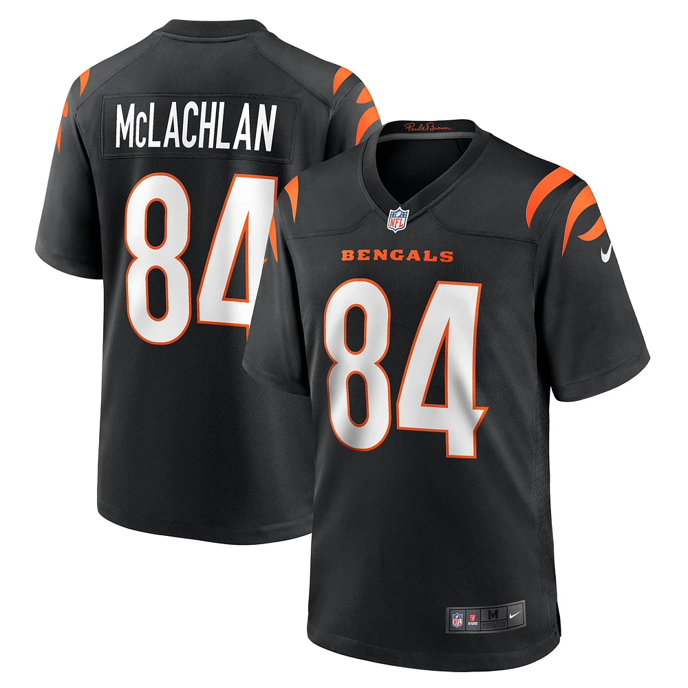 Men's Nike Tanner McLachlan  Black Cincinnati Bengals Game Jersey