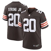 Men's Nike Pierre Strong Jr.  Brown Cleveland Browns Team Game Jersey