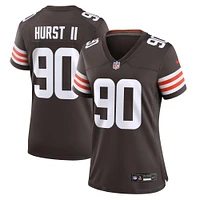 Women's Nike Maurice Hurst II  Brown Cleveland Browns Game Jersey