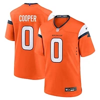 Men's Nike Jonathon Cooper  Orange Denver Broncos Team Game Jersey