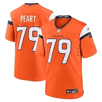 Men's Nike Matt Peart  Orange Denver Broncos Team Game Jersey