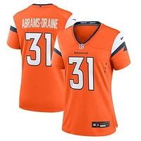 Women's Nike Kris Abrams-Draine  Orange Denver Broncos Team Game Jersey