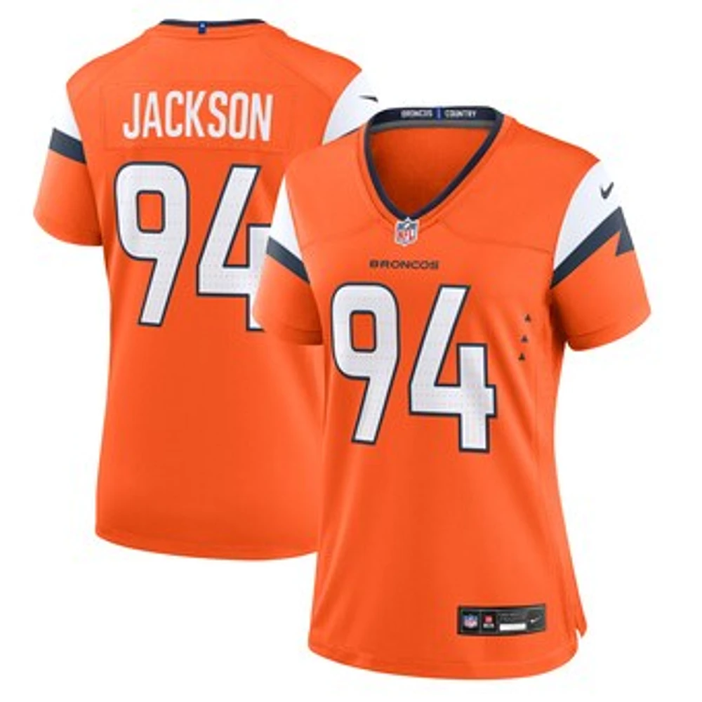 Women's Nike Jordan Jackson  Orange Denver Broncos Team Game Jersey